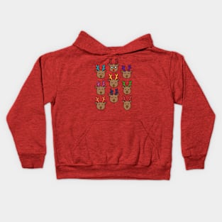 Santa's Reindeer Kids Hoodie